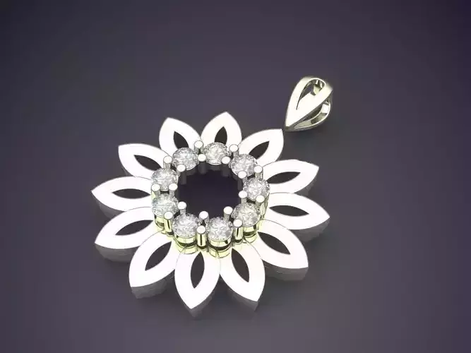 Unique Gorgeous Flower-Shaped Pendant