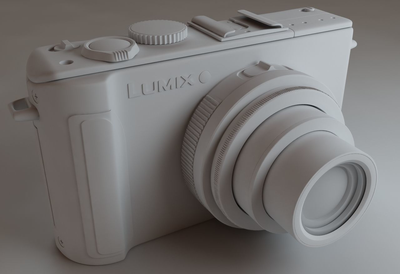 Panasonic LX3 Digital camera 3D model_3