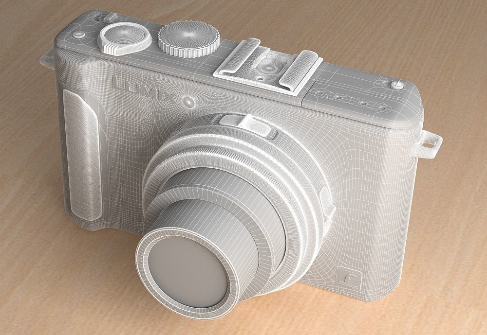 Panasonic LX3 Digital camera 3D model_6