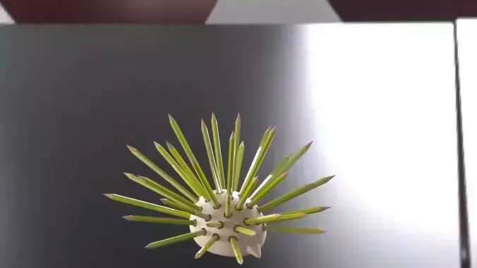 Spin-e ceramic hedgehog Free 3D model