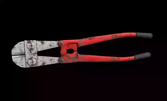Bolt Cutters Free low-poly 3D model