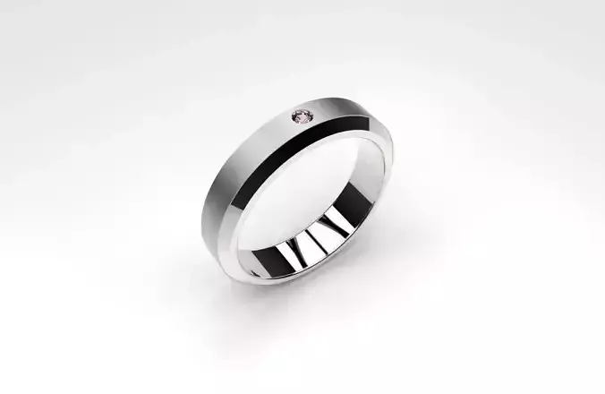 Simple Male Ring for wedding or engagement 25610613-0001