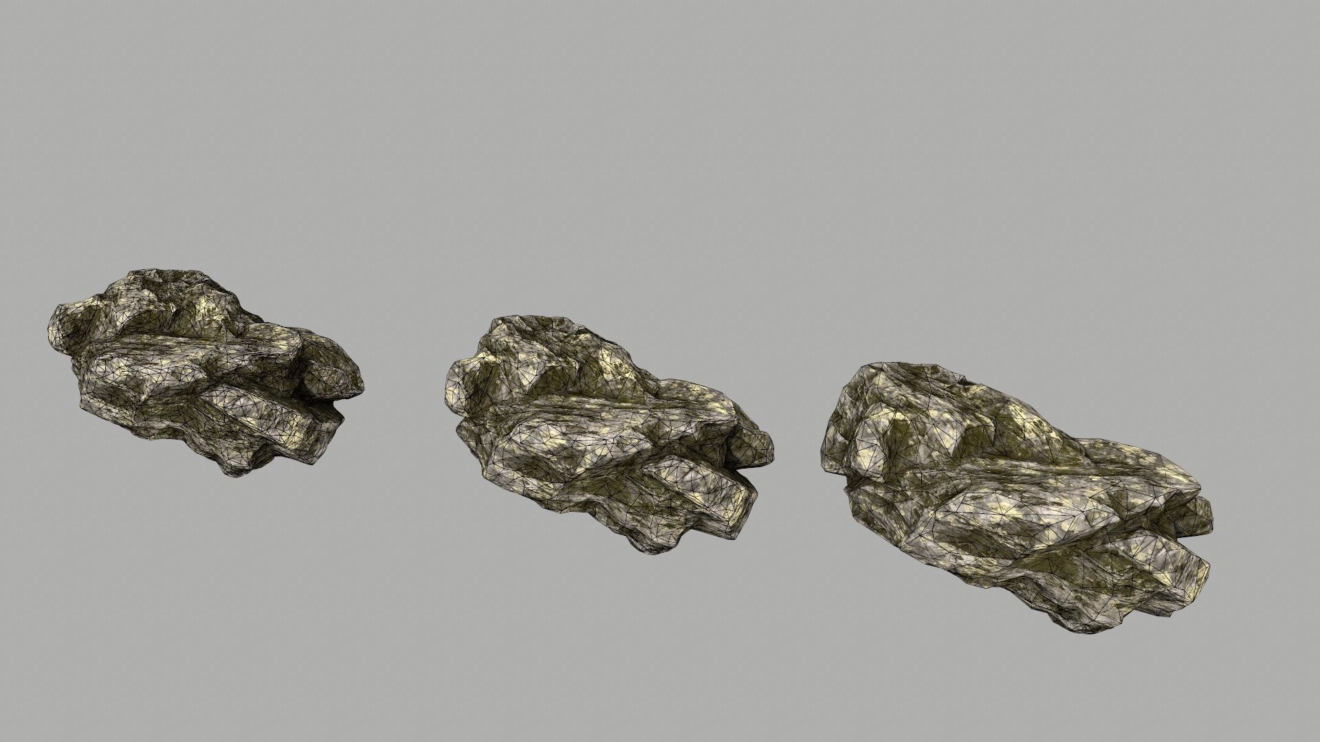 rocks rock formations Low-poly 3D model_14