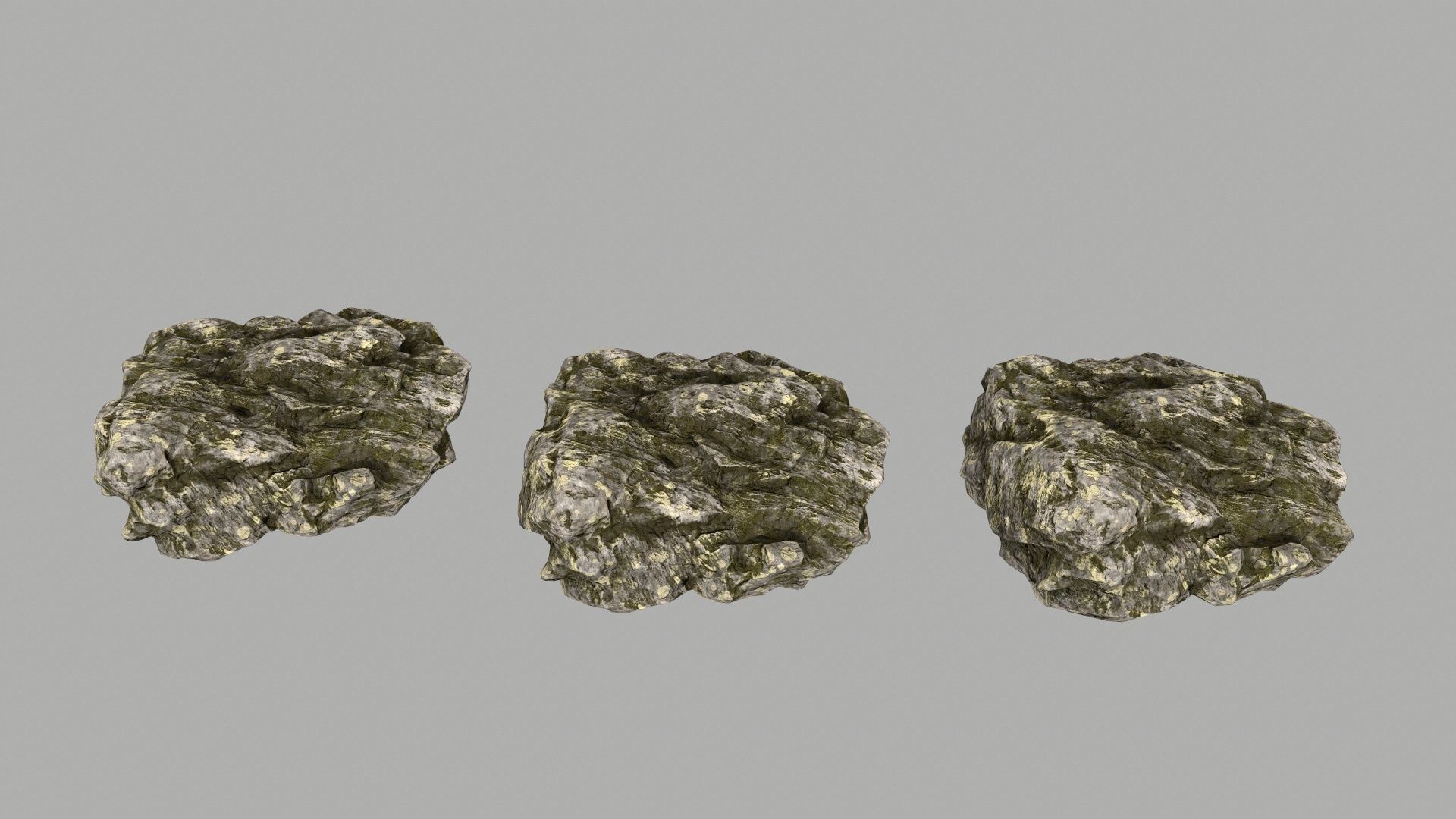rocks rock formations Low-poly 3D model_17