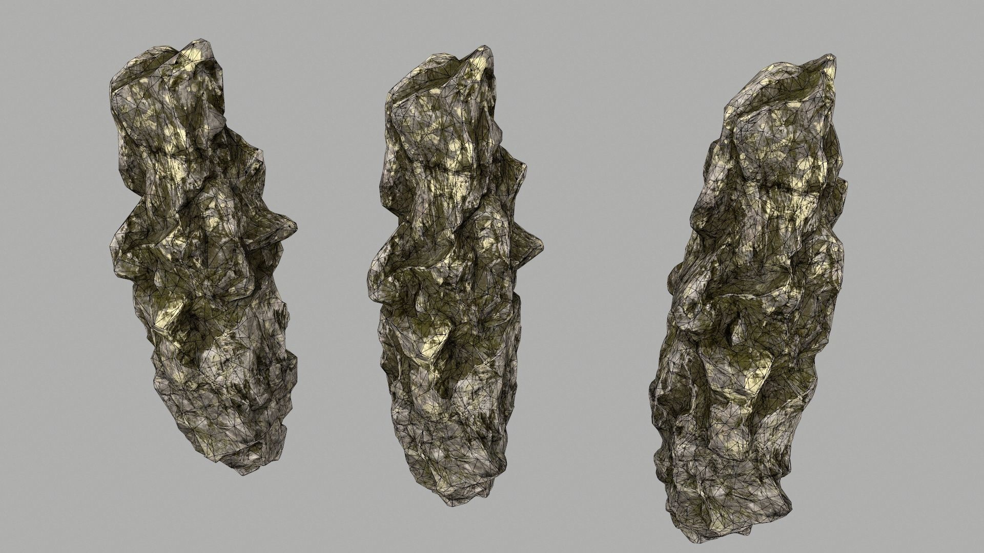 rocks rock formations Low-poly 3D model_15