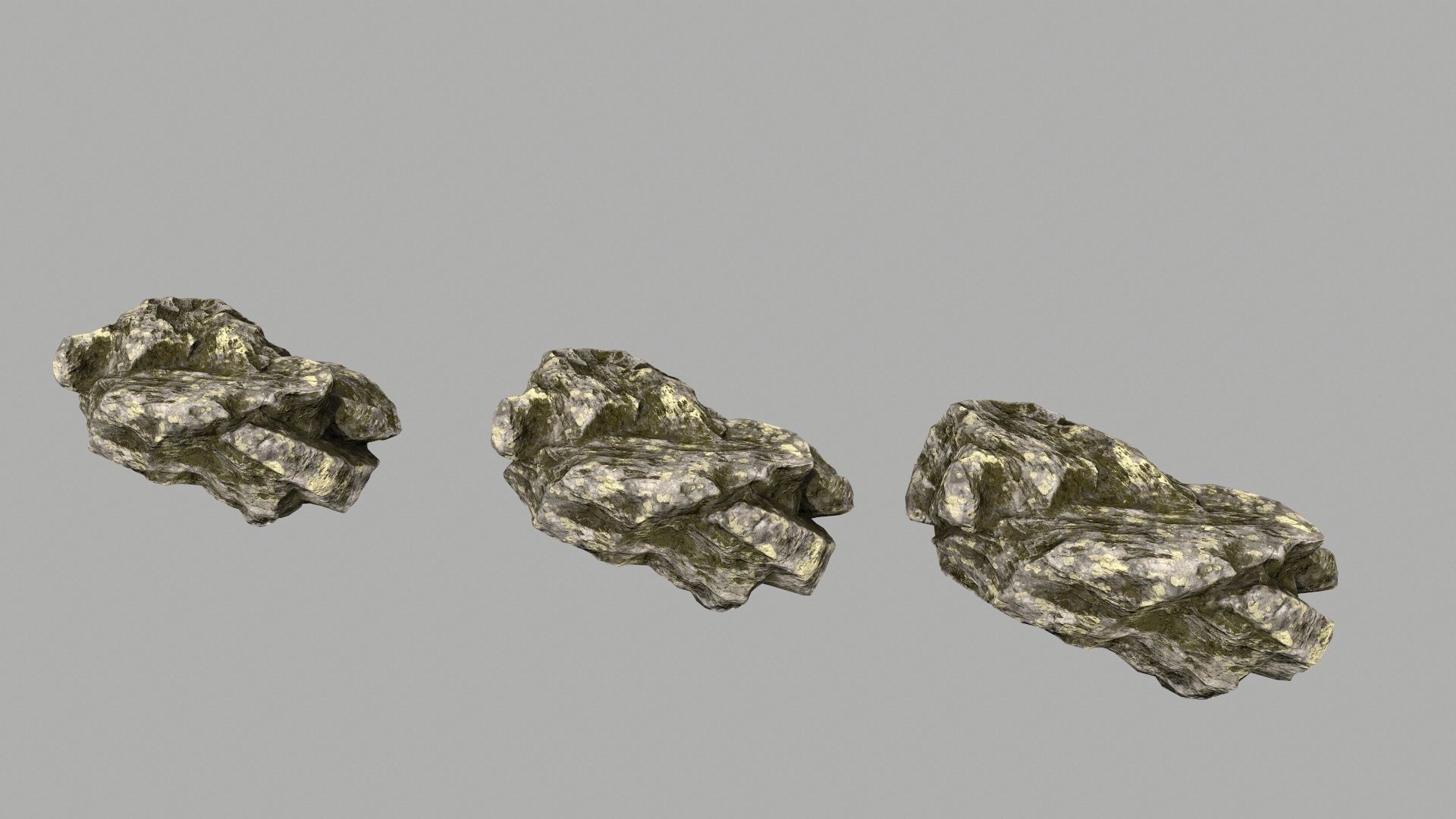 rocks rock formations Low-poly 3D model_13