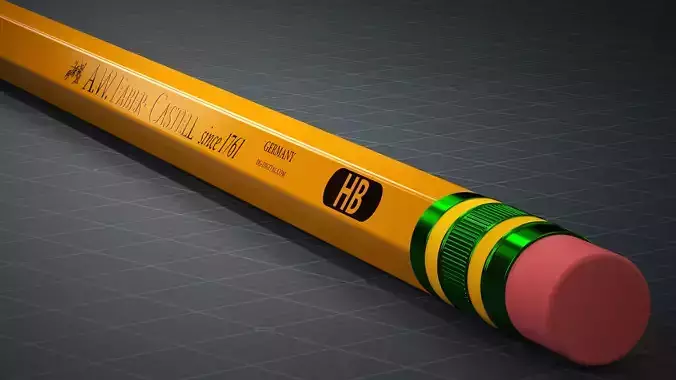 Just A Pencil Free 3D model