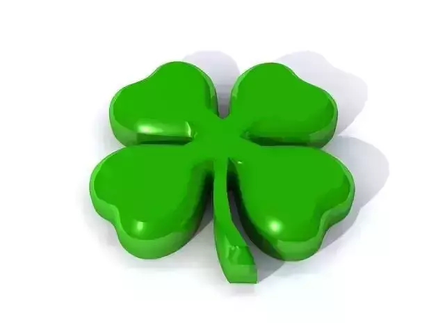 Four Lead Clover 3D model