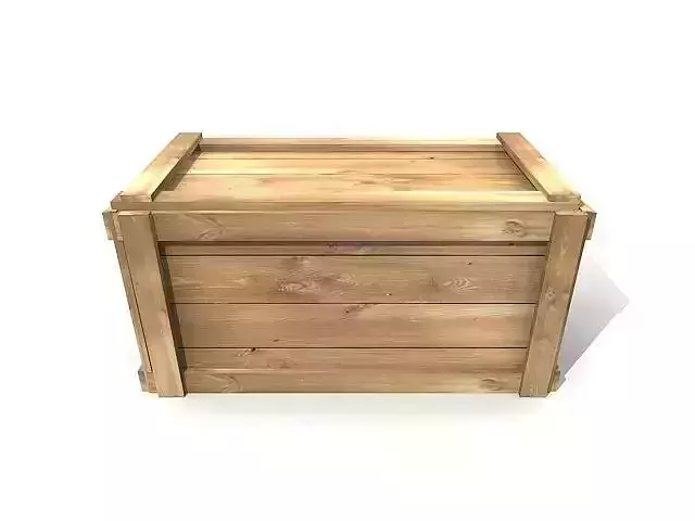 Long Wooden Crate