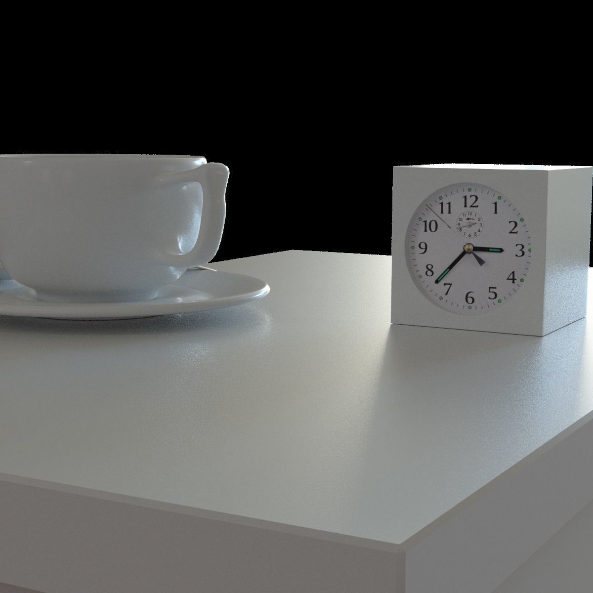 nordli bedside table 3D model_4