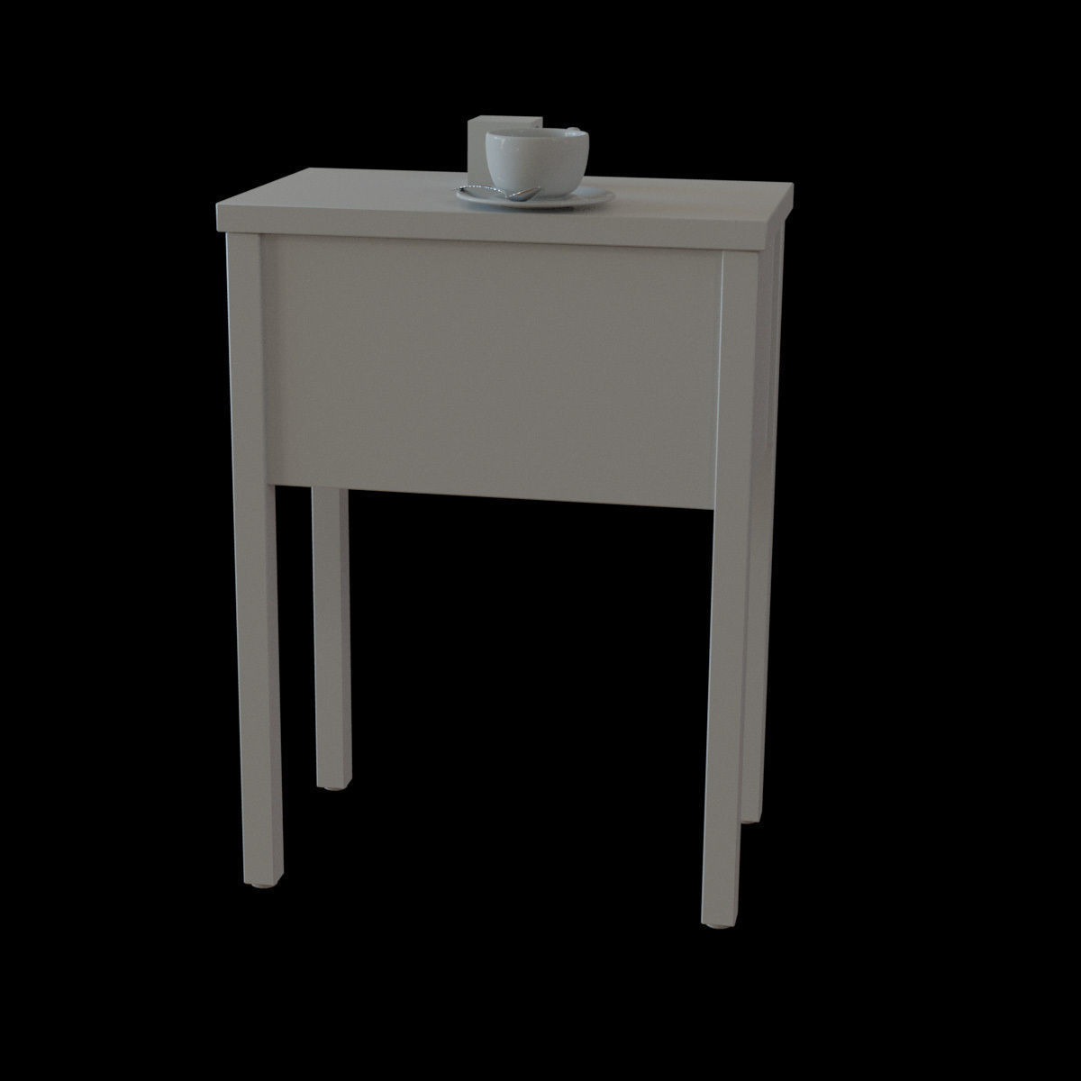 nordli bedside table 3D model_20