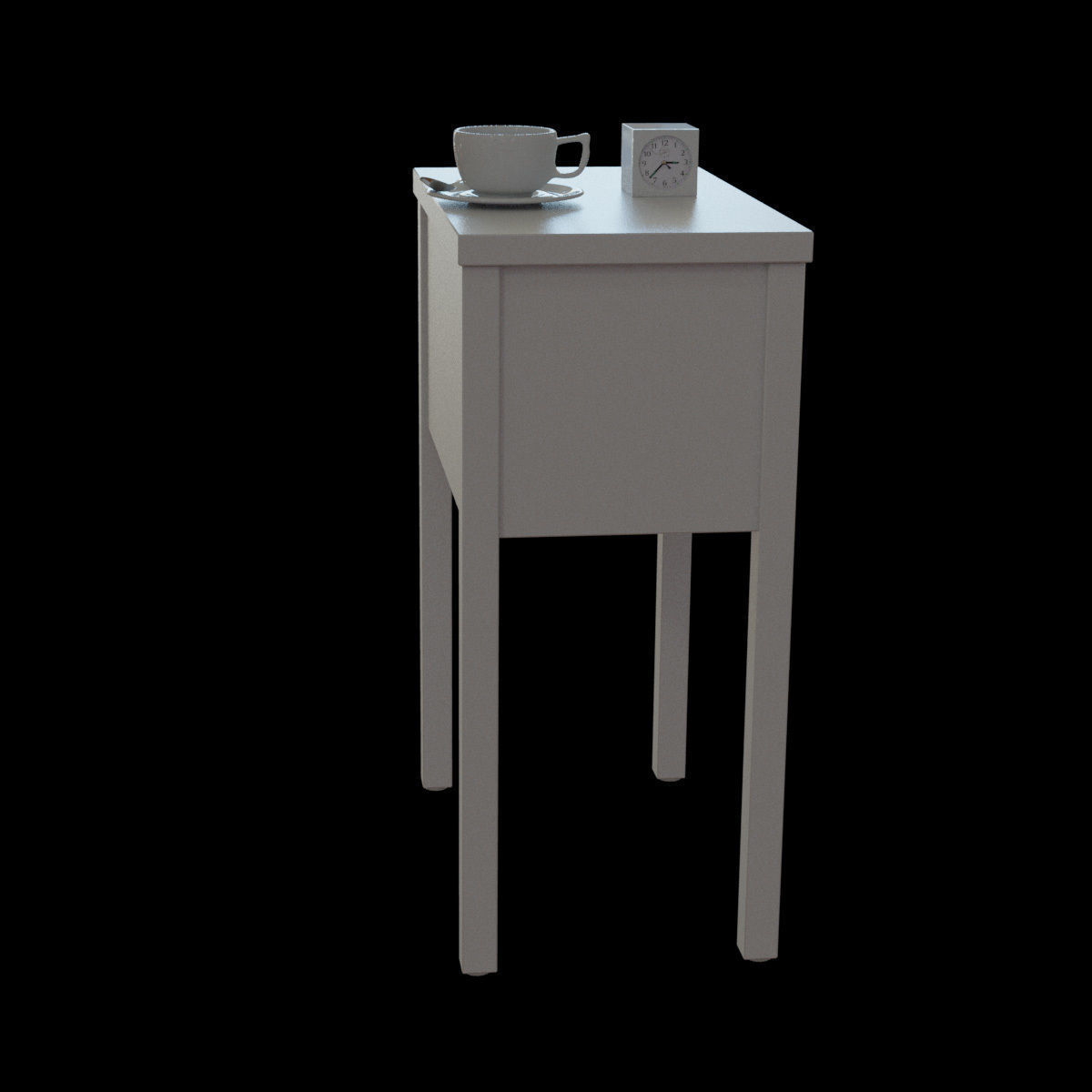 nordli bedside table 3D model_25