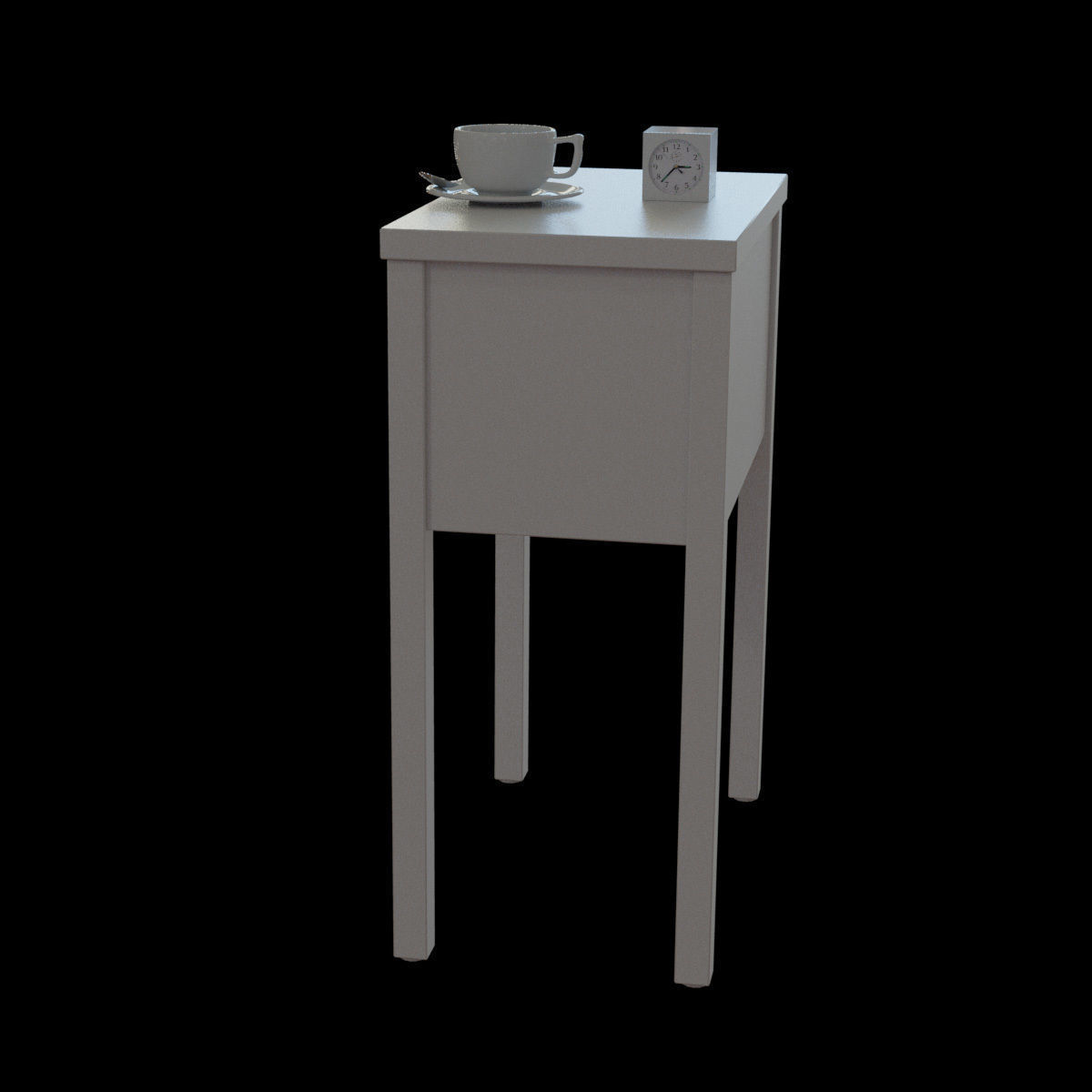 nordli bedside table 3D model_24