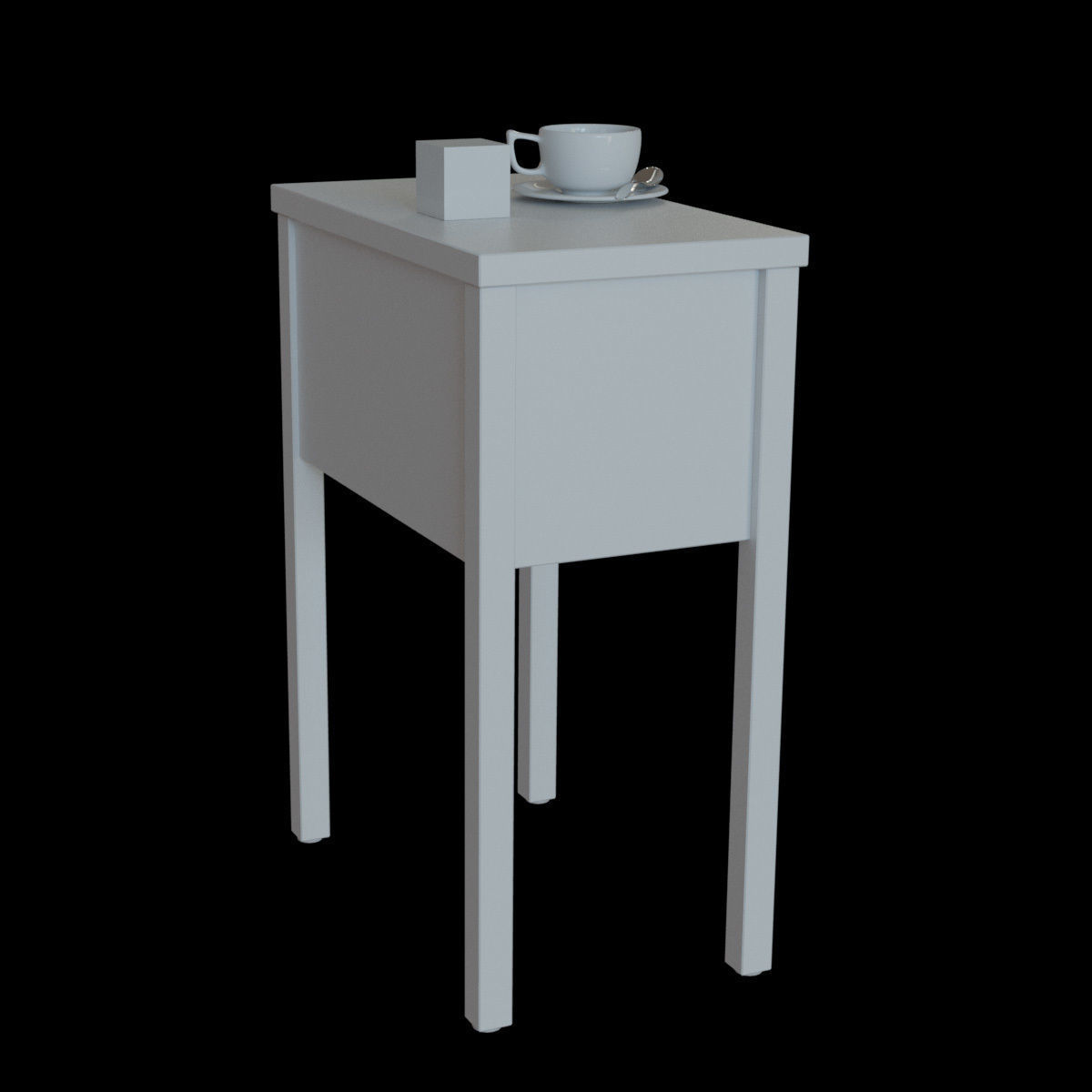 nordli bedside table 3D model_13