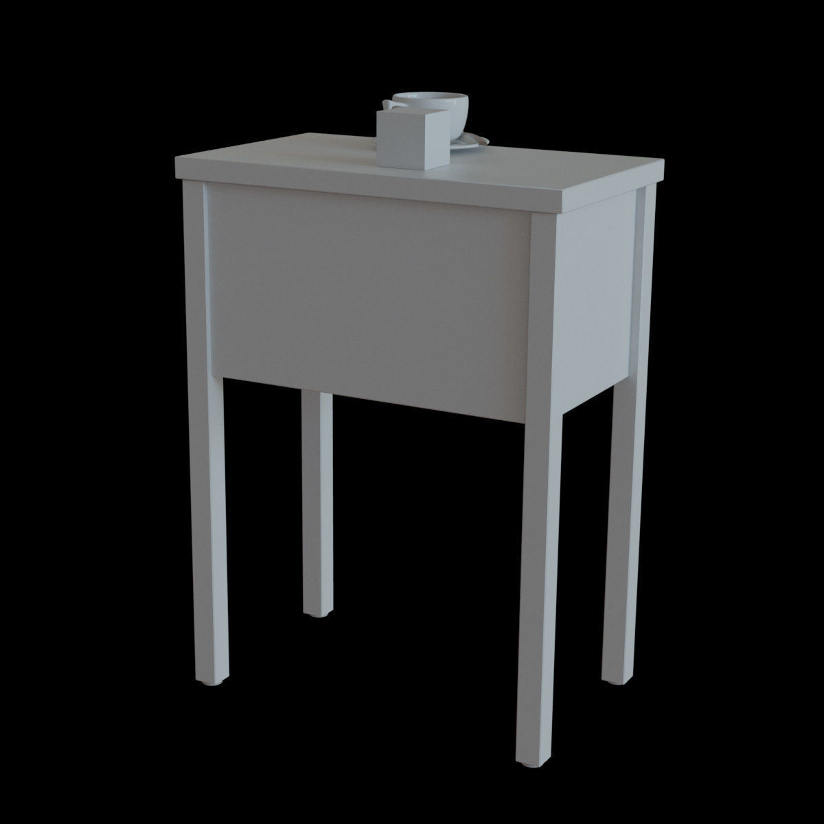 nordli bedside table 3D model_10