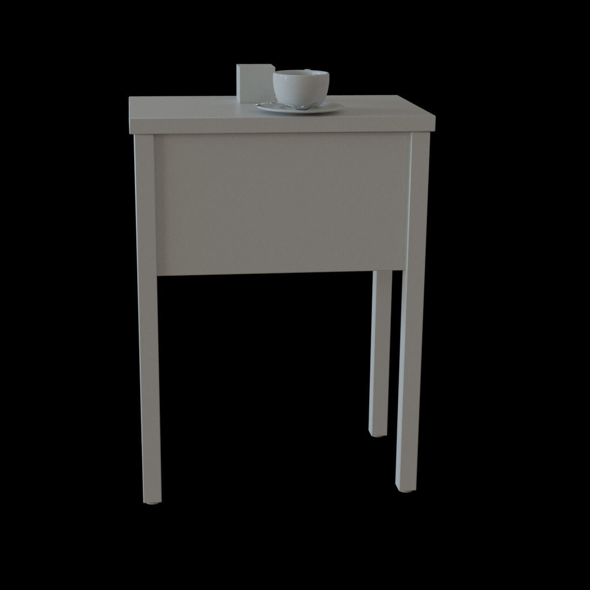 nordli bedside table 3D model_17