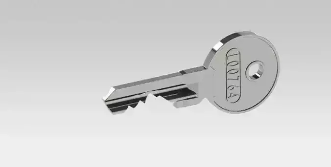 Key Lock 3D model