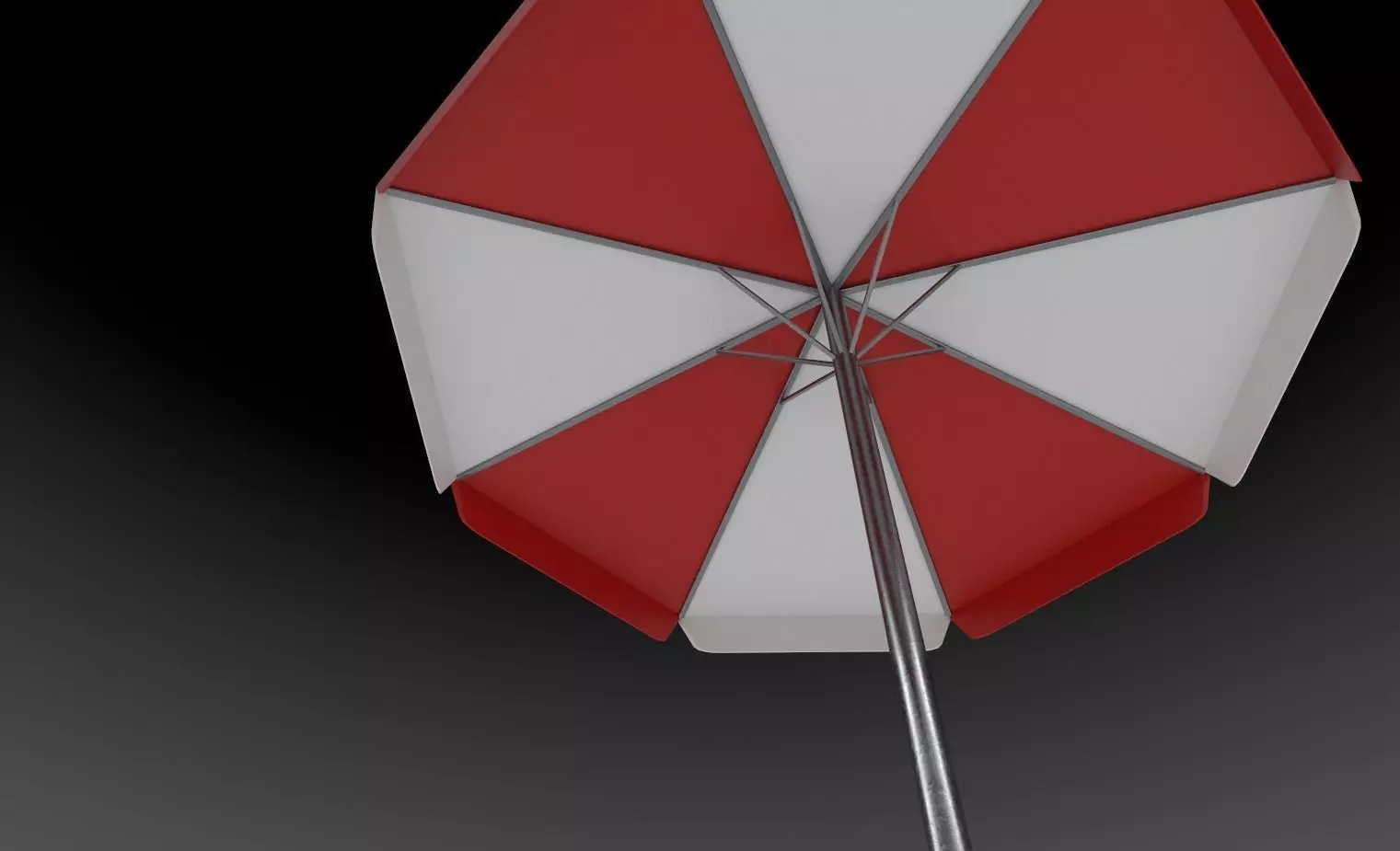 Patio Umbrella Free low-poly 3D model
