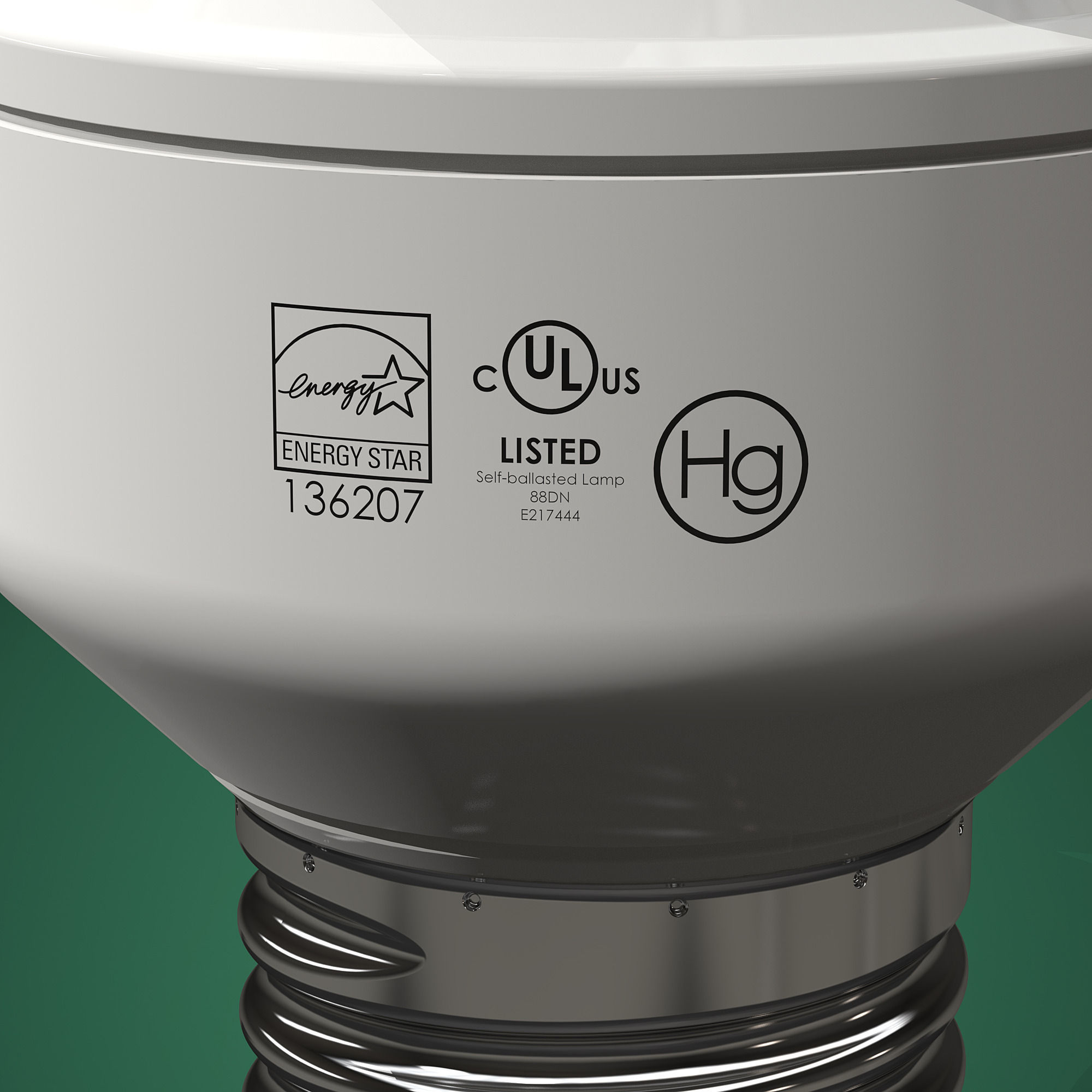 Compact fluorescent light bulbs - CFLs Free 3D model_1