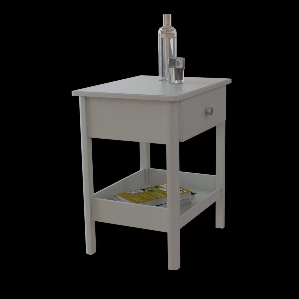 tyssedal bedside table 3D model_19