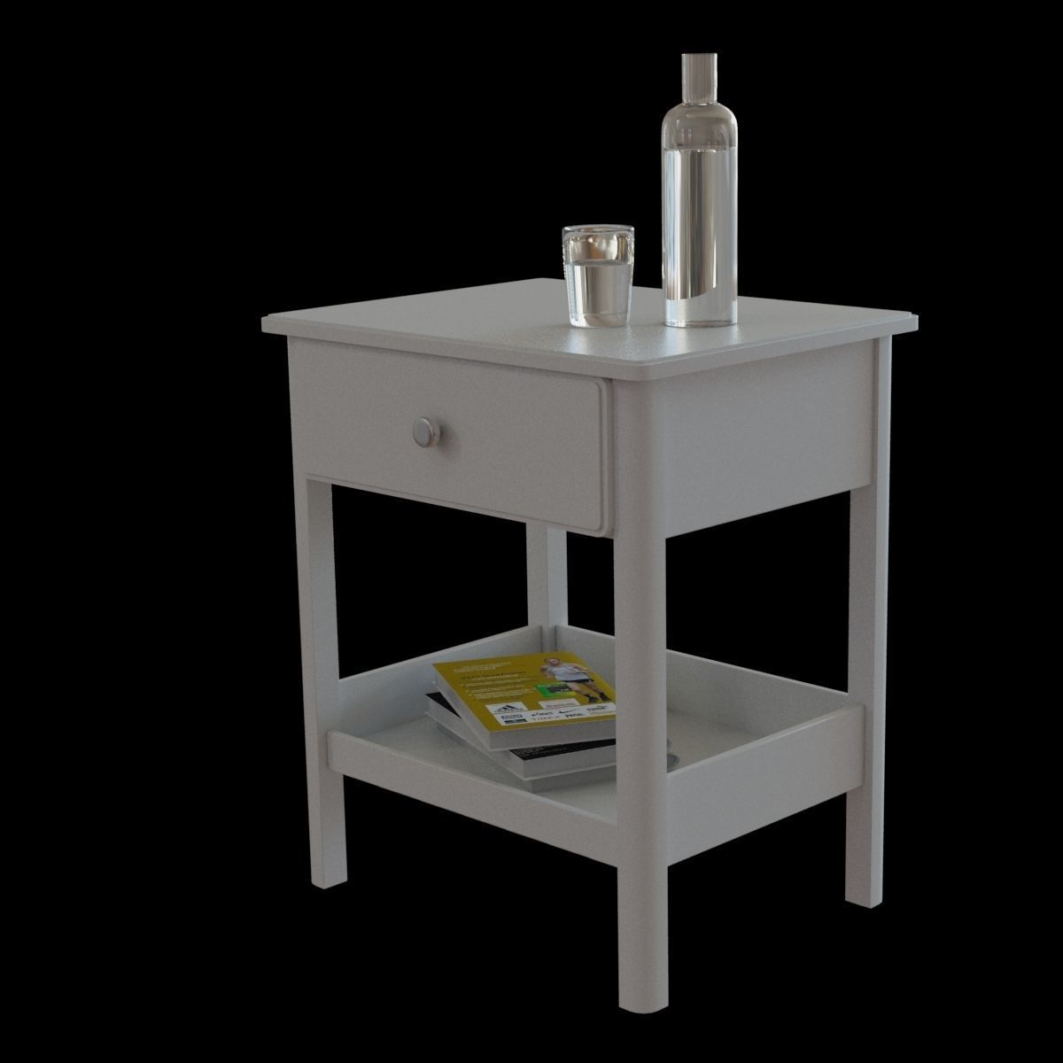 tyssedal bedside table 3D model_5