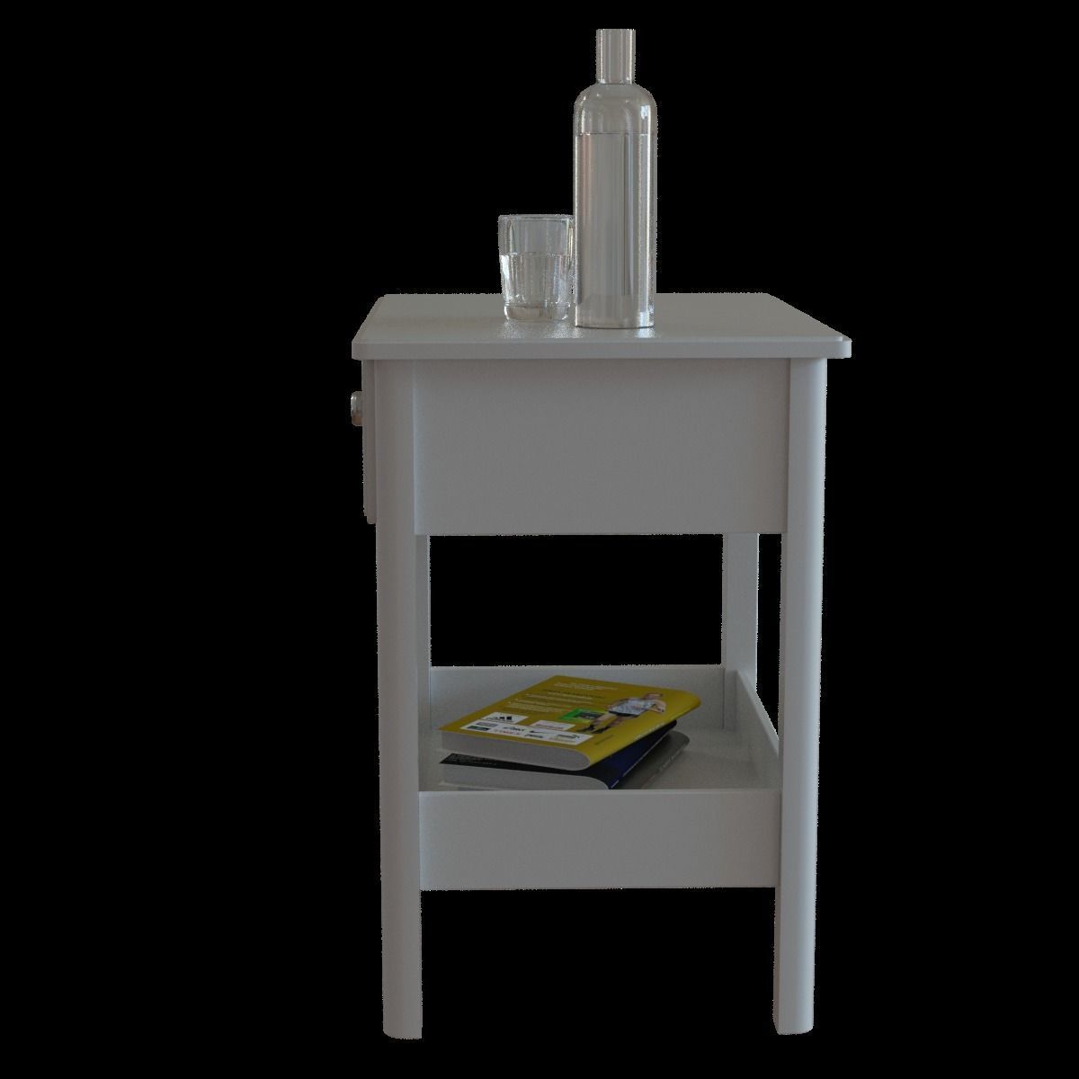 tyssedal bedside table 3D model_2