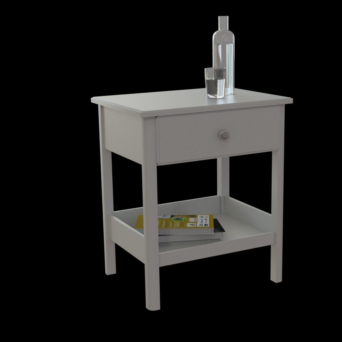 tyssedal bedside table 3D model_21