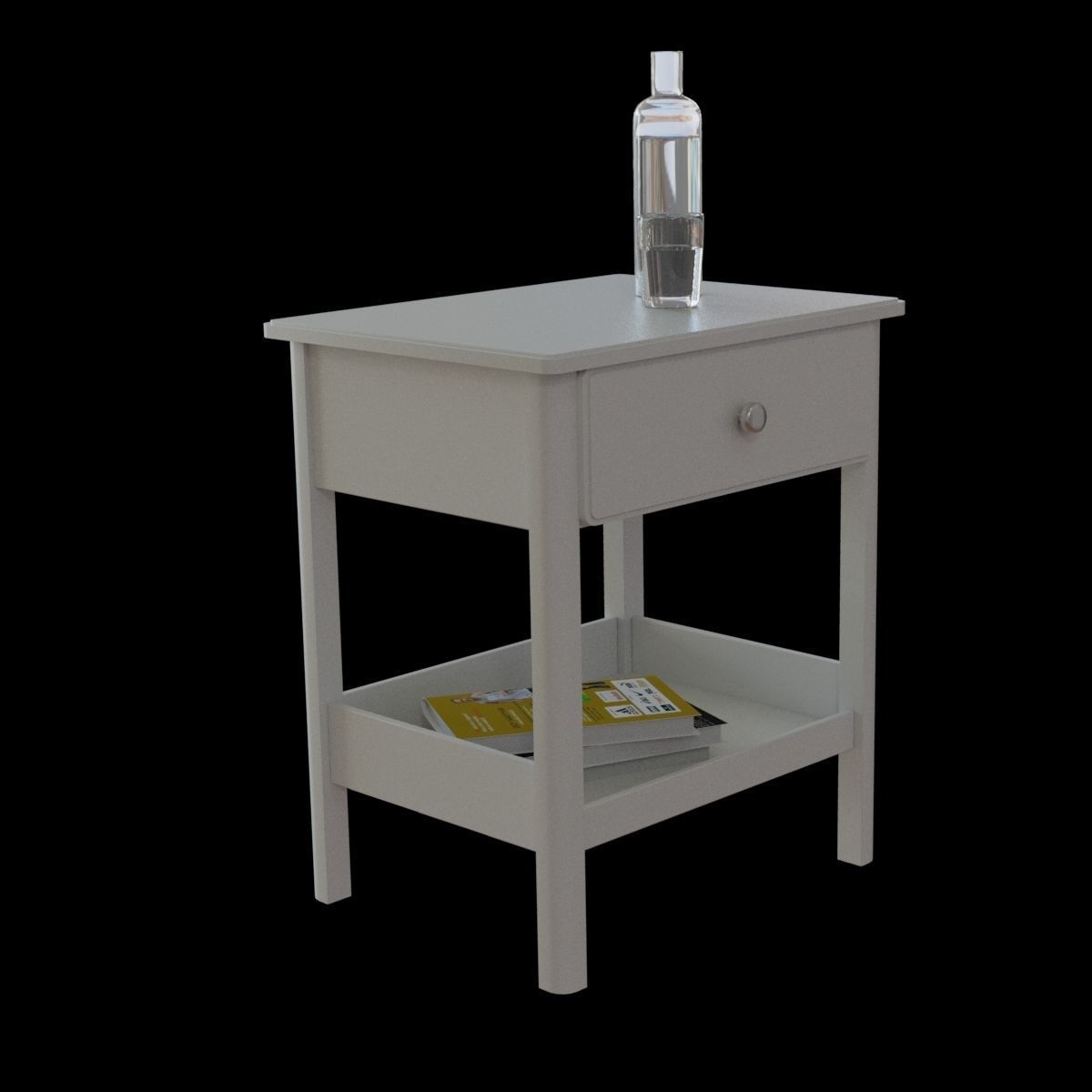 tyssedal bedside table 3D model_20