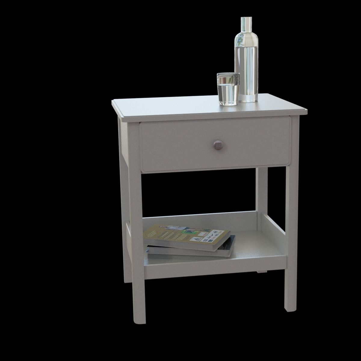 tyssedal bedside table 3D model_22
