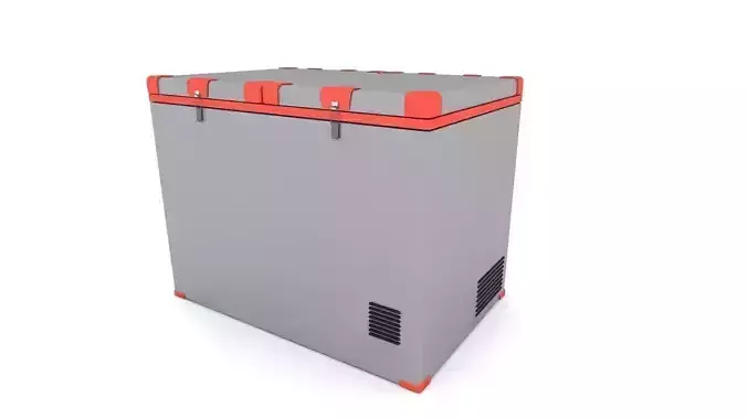 FRIDGE FREEZER MOBILE Free low-poly 3D model