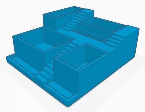 Succulent Zen Planter 3D print model_0