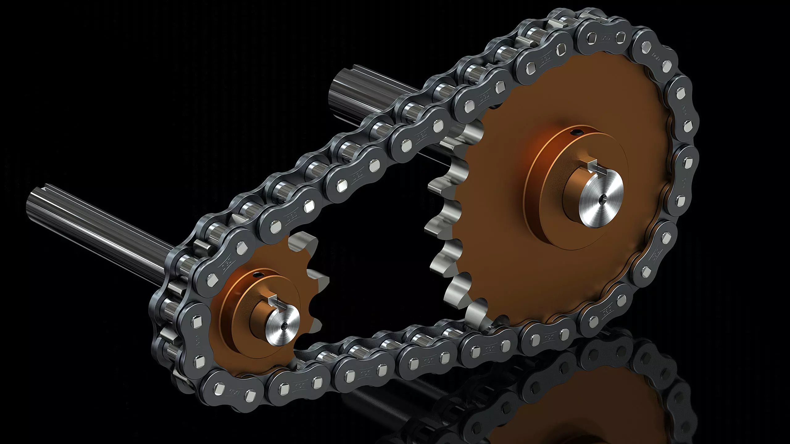 Chain Sprockets Free 3D model_0
