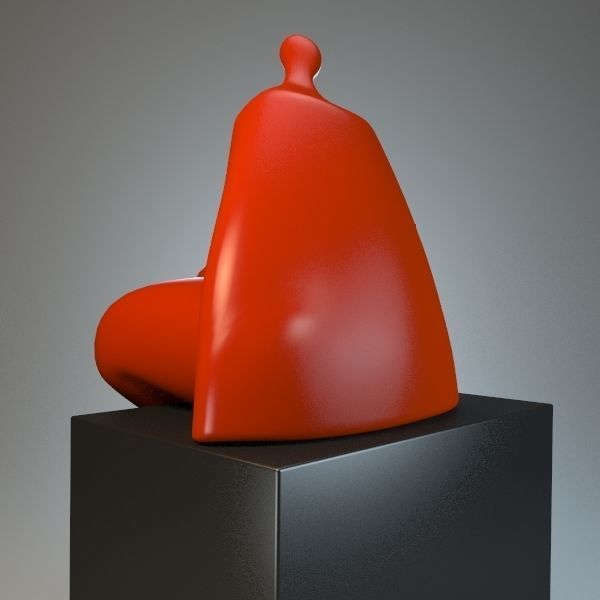 Sculpture of Woman in Cuba 3D model_3