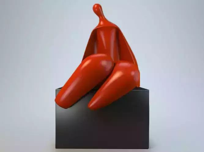 Sculpture of Woman in Cuba