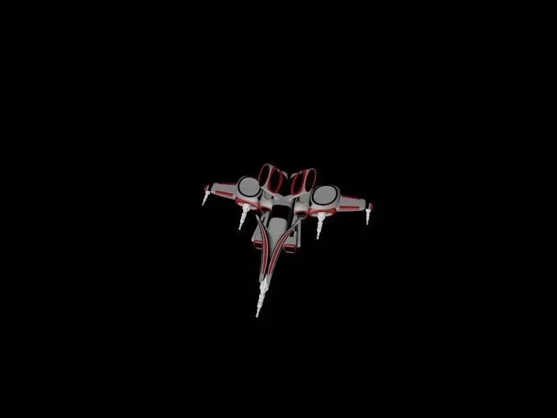 vaisseau spatial condore Low-poly 3D model