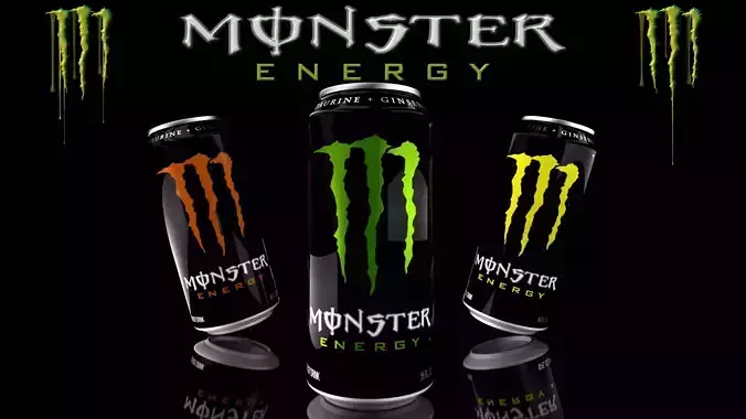 Monster Energy Drink  High Detail