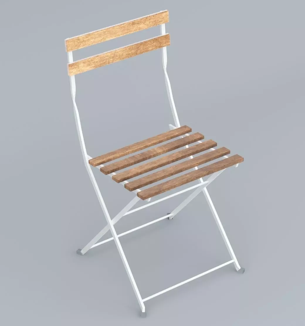 Outdoor Chairlow-poly VR - AR Low-poly 3D model