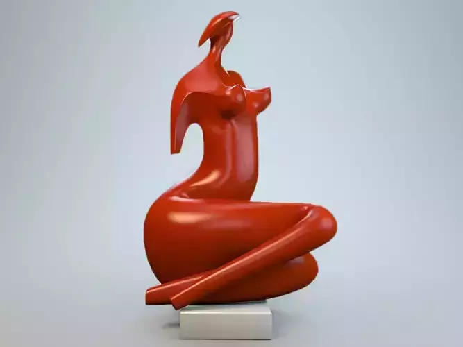 Sculpture Lady in hat P