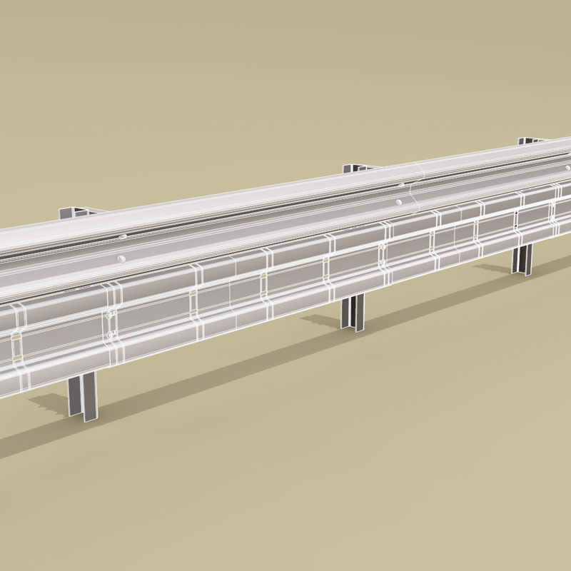 Guardrail bikers-saver 3D model_5