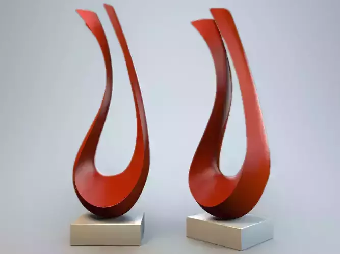 Sculpture Harp P 3D print model