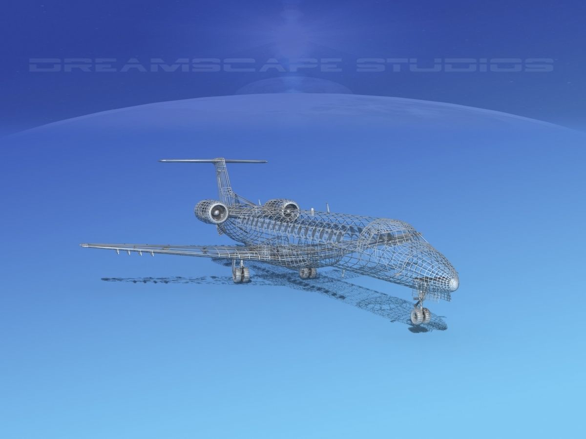 Embraer ERJ-140 Executive Express 3D model_11
