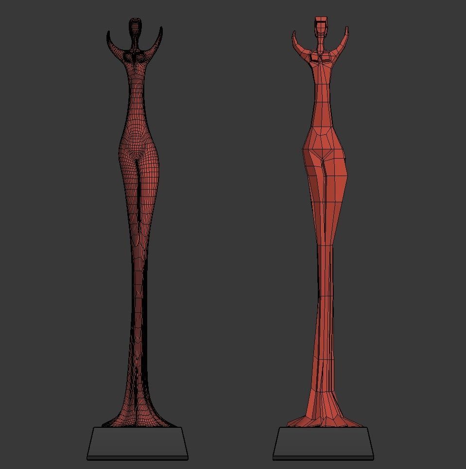 Sculpture Grace 3D model_3