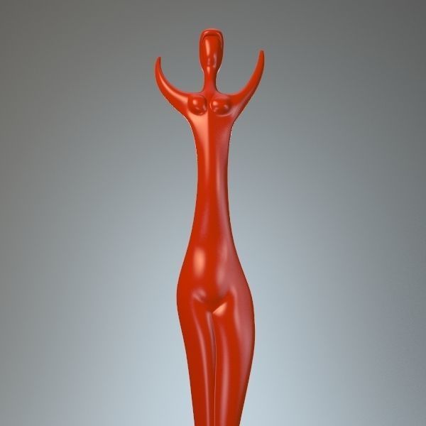 Sculpture Grace 3D model_1