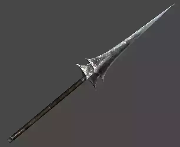 spear1 sword Low-poly 3D model