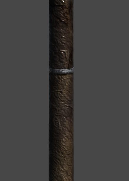 spear1 sword Low-poly 3D model_6