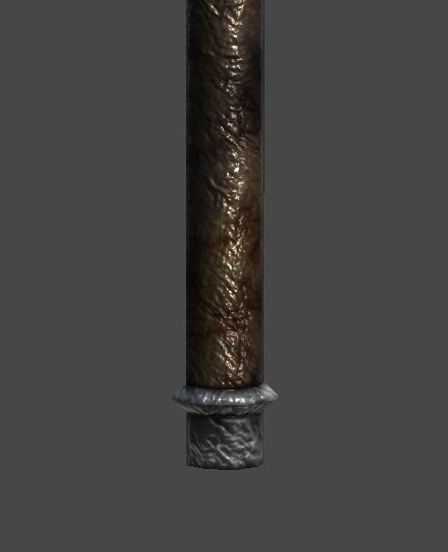 spear1 sword Low-poly 3D model_7