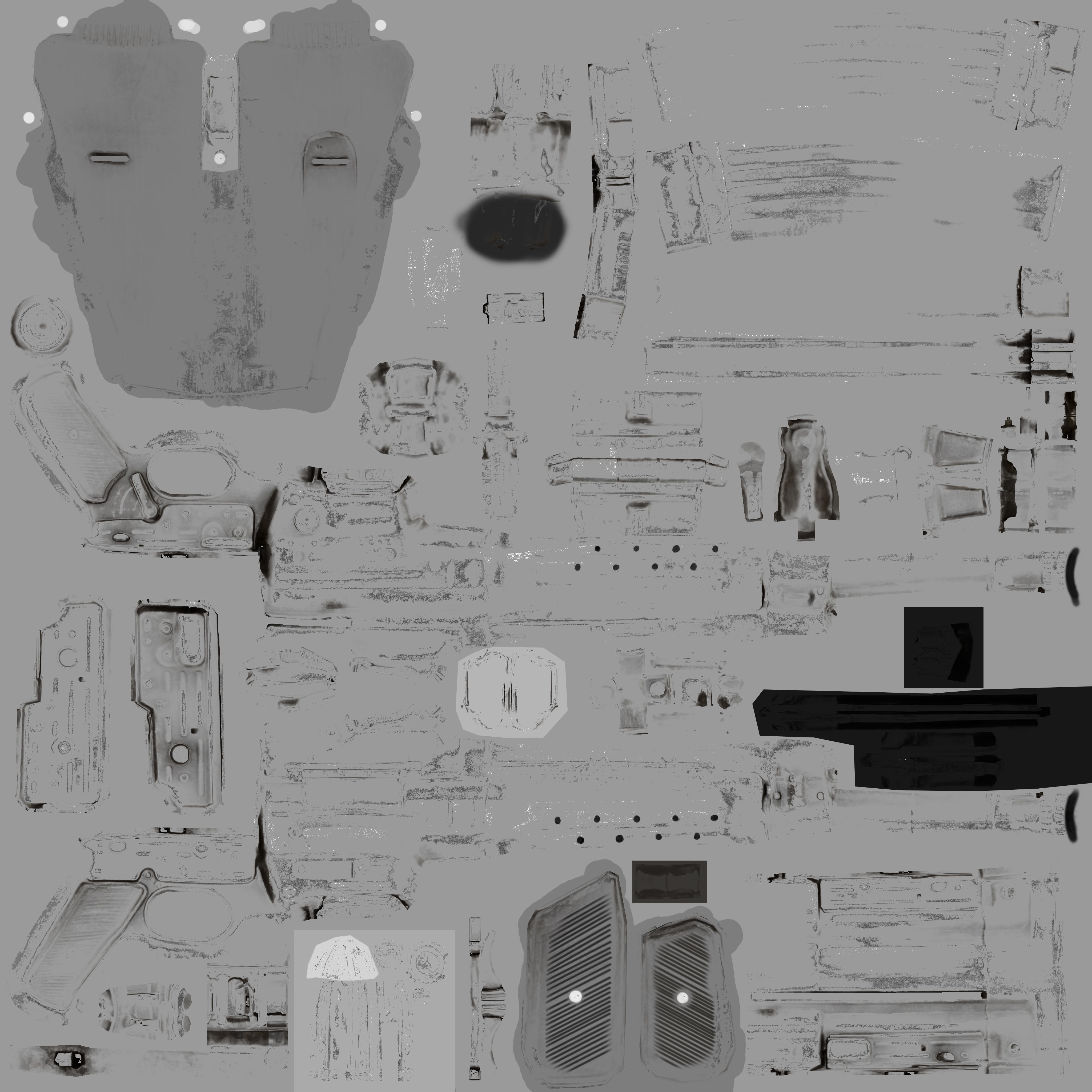STG44 - Retopologized WW2 Scan Low-poly 3D model_3