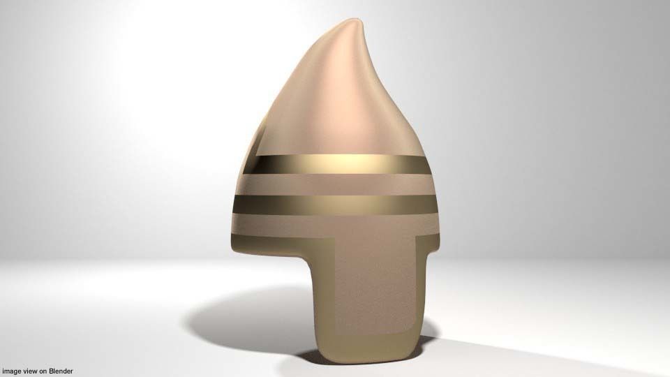 Ancient Combat Helmet - Assyrian Conical 3D model_2