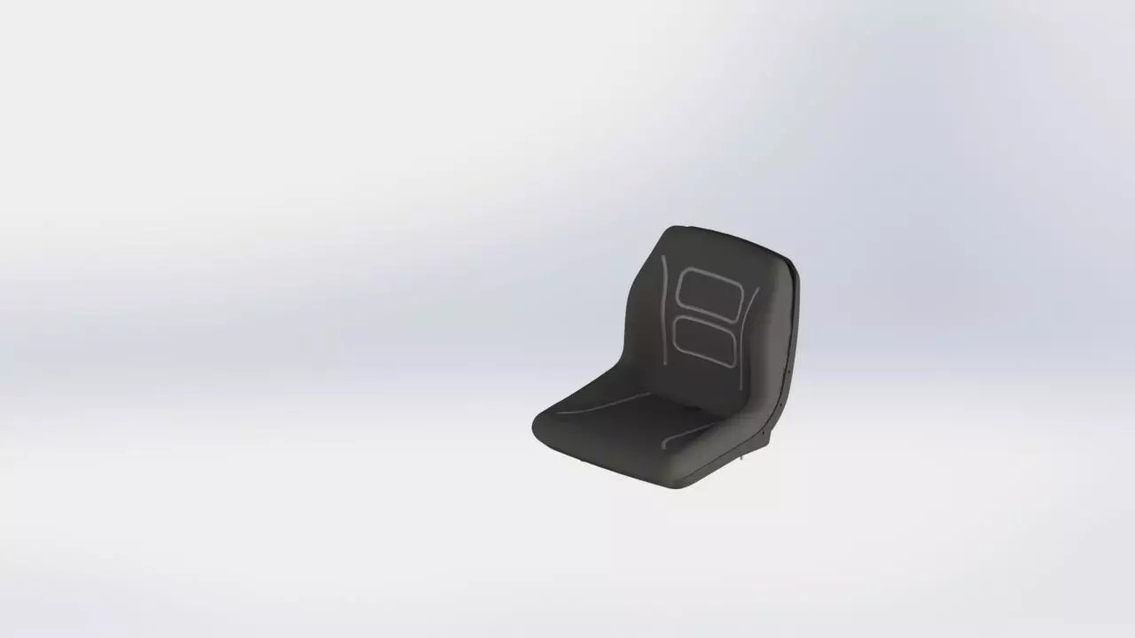 Seat for Small Machinery Free 3D model_0