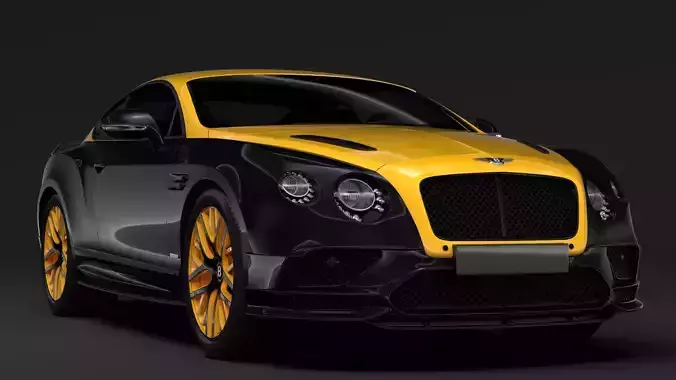 Bentley Continental GT Continental 24 2017 3D model